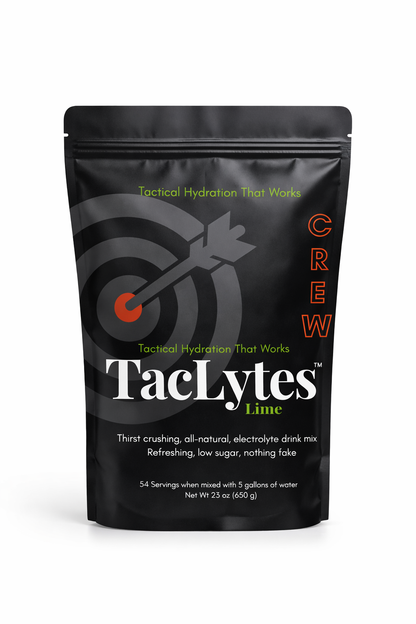 TacLytes lime drink mix package on a white background